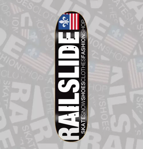 RAILSLIDE Skateboard-Deck BIG LOGO