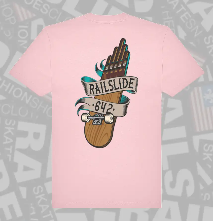 RAILSLIDE 5 Finger Skate Tee – Bild 5